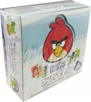 Angry Birds Trading Cards Hobby Box Of 24 Packs (rovio) Trading Td2