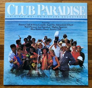 Club Paradise S/t Rare Out Of Print Promo Issue Vinyl Lp Record 1986