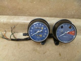Honda 360 Cj Cj360 Speedometer Tachometer Gauges Vintage 1976 Mt731