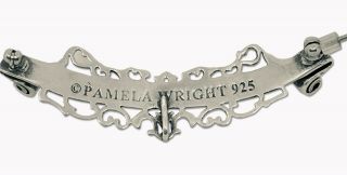 Daughters of the American Revolution DAR Pin Sterling Silver Pamela Wright 925 2