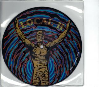 Local H And The Blank Theory - Split - Rare Picture Disc 7 Inch Vinyl Record