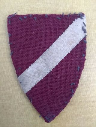 Wwii German Latvia Foreign Volunteer Shield Patch