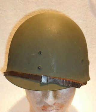 Wwii Ww 2 Vintage Us M1 Helmet Liner Fiberglass W/chin Strap