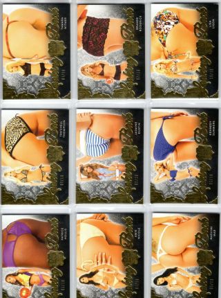 2019 Benchwarmer 25 Years 2 Amie Nicole 04/10 Gold Foil Looking Back Butt Card