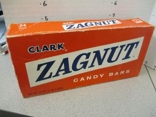 ZAGNUT 1960s vintage Clark Beatrice candy bar box store display 2