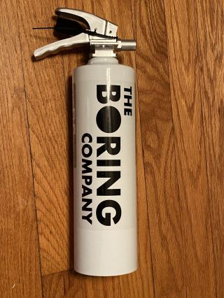 The Boring Company Fire Extinguisher Limited Not A Flamethrower Elon Musk Tesla