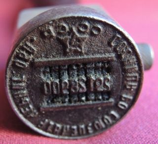 Old USSR post office hand stamp Russian Soviet Stamp for Mail CCCP METAL SEAL 2