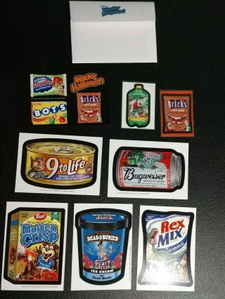 2009 Topps Wacky Packages Postcards Set Series 4,  Envelope