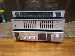 Pioneer Vintage Am/fm Stereo System,  100w Amplifier,  Tuner,  Equalizer,  Tape Deck