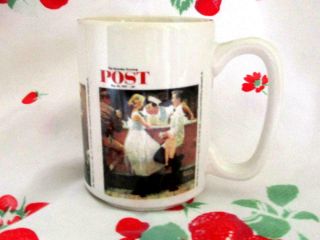 Sherwood Brands Saturday Evening Post Mug Norman Rockwell The Prom The Shiner