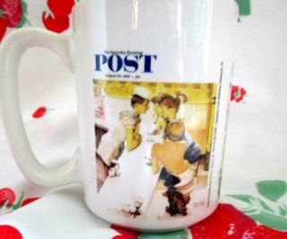 Sherwood Brands Saturday Evening Post Mug Norman Rockwell The Prom The Shiner 3