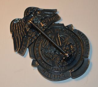 2001 President George W Bush Inauguration US Army Military Police Badge 2