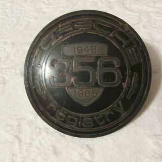 Vintage Porsche 356 Registry 1948 - 1965 Rear Deck Lid Grill Automobile Badge