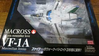 Macross Yamato Vf - 1a Max Jenius Valkyrie Do You Remember Love 1:60 Scale Japan