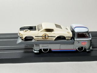 Vintage Aurora 1969 Ford Mustang Mach 1 Ho Slot Car (body Only) White