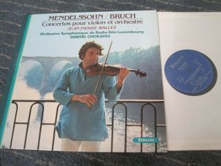 Jean - Pierre Wallez Violin Concertos Mendelssohn Bruch French Forlane