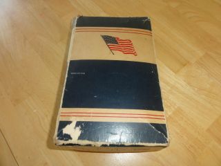 Ww2 Era Vintage 48 Star American U.  S.  Wool Bunting Flag 3’x5’ In The Box