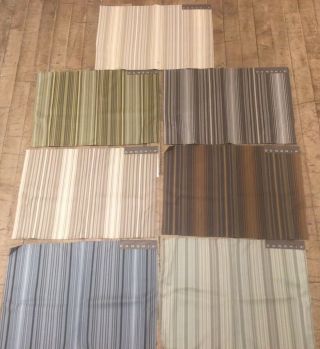 17 " X 12 " 100 Wool Fabric Samples (seven) Hand,  So Soft (by Donghia