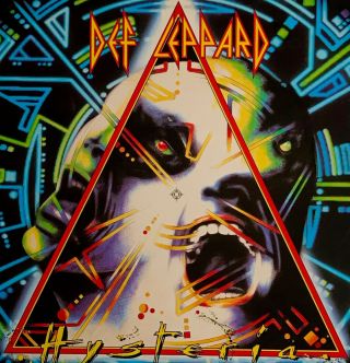 1987 Def Leppard Record Hysteria Album Vinyl Lp 830 - 675 - 1 Og 1st Press