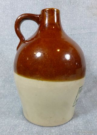 Antique Wm Edwards & Co.  1 Gal.  Stoneware Liquor Jug 2