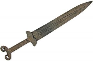Ancient Rare Viking Scythian Sarmatian Iron Battle Sword Savage Style 1 - 2 Ad