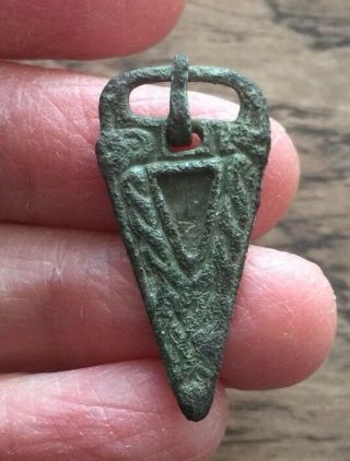 Anglo Saxon.  Bronze Buckle (7th - 8th Century A.  D).