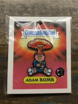 2017 Garbage Pail Kids Series 1 Adam Bomb Exclusive Enamel Pin Topps