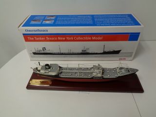 The Texaco Oil Tanker York Boat Ship Famm Special 2000 Collector Model Mib