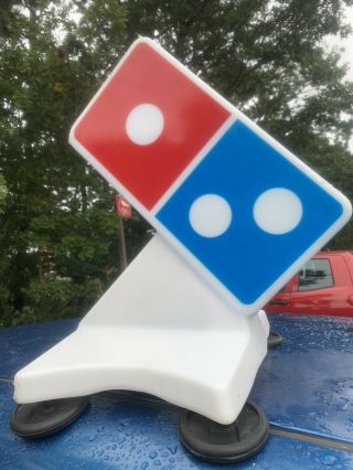 Domino’s Pizza Delivery Car Topper Magnetic Light Sign