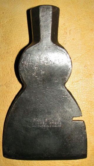 Vintage Bay State Forged Steel Usa Made Hatchet Head,  1 6 Oz.  3 1/2 " Wide Bit