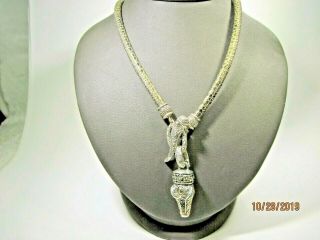 Jai John Hardy Sterling Silver & 14k Gold Crocodile Enhancer Chain Necklace