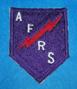 Post Ww2 Japanese Made Armed Forces Radio Service Patch