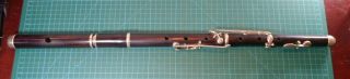 Vintage Old Wood 6 Key Irish Flute Tune - Able Disassembles To Four Parts