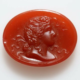 Perfect - Mount Seal Gem Stone Agrippina Depiction - Undated