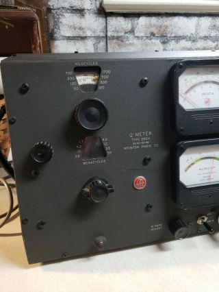 Vintage Boonton Radio Q Meter Type 260A A - 1 2