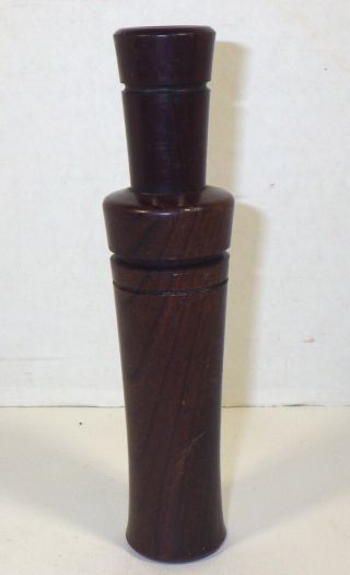 VINTAGE IVERSON DOUBLE REED DUCK CALL MADE OF WOOD IN 2