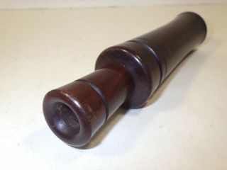 VINTAGE IVERSON DOUBLE REED DUCK CALL MADE OF WOOD IN 3