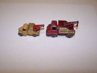 2 Matchbox 1 - 75 Series No 13 A Bedford Wreck Truck 13 C Thanes Truck Grey Wheels