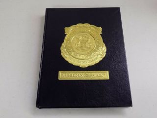 Michigan State Police 1992 75th Anniversary Yearbook History Hardcover Book