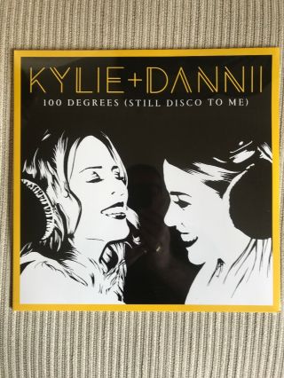 Kylie & Dannii 100 Degrees (still Disco To Me) Uk Limited Clear Vinyl Bn&m