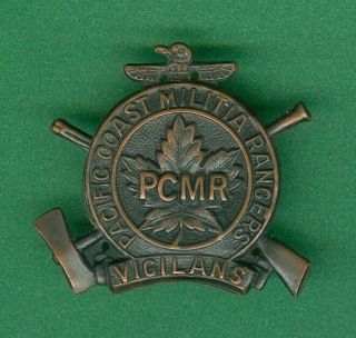 Pacific Coast Militia Rangers Cap Badge
