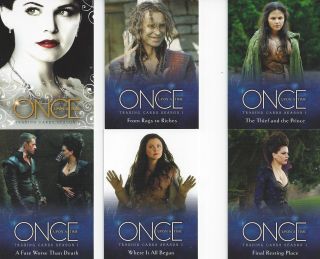63 Card Basic / Set With Open Box Once Upon A Time Season 1