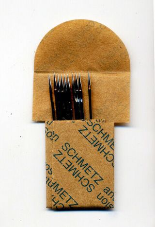 Schmetz Singer Family Model 12 Sewing Machine Needles Packet