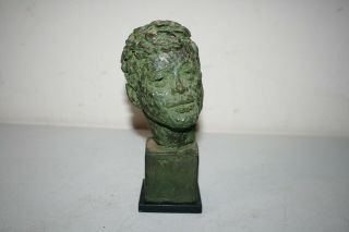 Rare 1965 John F.  Kennedy Jfk Bust Sculpture By Robert Berks Ilgwu Convention