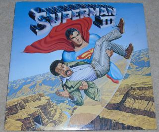 Superman Iii 3 Soundtrack Vinyl Lp Album Record & Movie