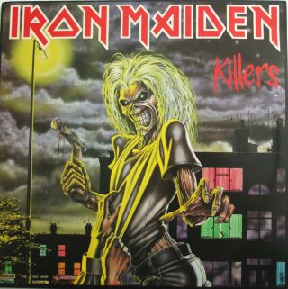Iron Maiden Killers Australian 1st Pressing 1981 Emi Records Rare Lp