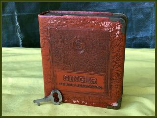 Antique Singer Sewing Machine Company Book Bank Savings Bank