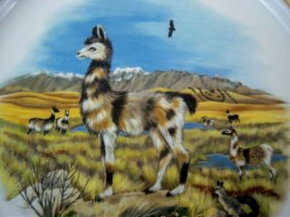 Nature ' s Nursery LLAMAS Limited Edition Series Plate and Holder 3