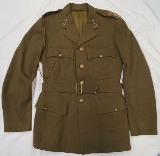 Ww2 Canadian Rce Lt Service Dress Jacket Named