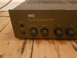 Vintage NAD 3140 Integrated Sterel Amplifier.  3020 ' s bigger brother. 2